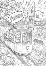 Ukraine POP Art Ausmalbilder 15 Malvorlagen – Materialseite 2