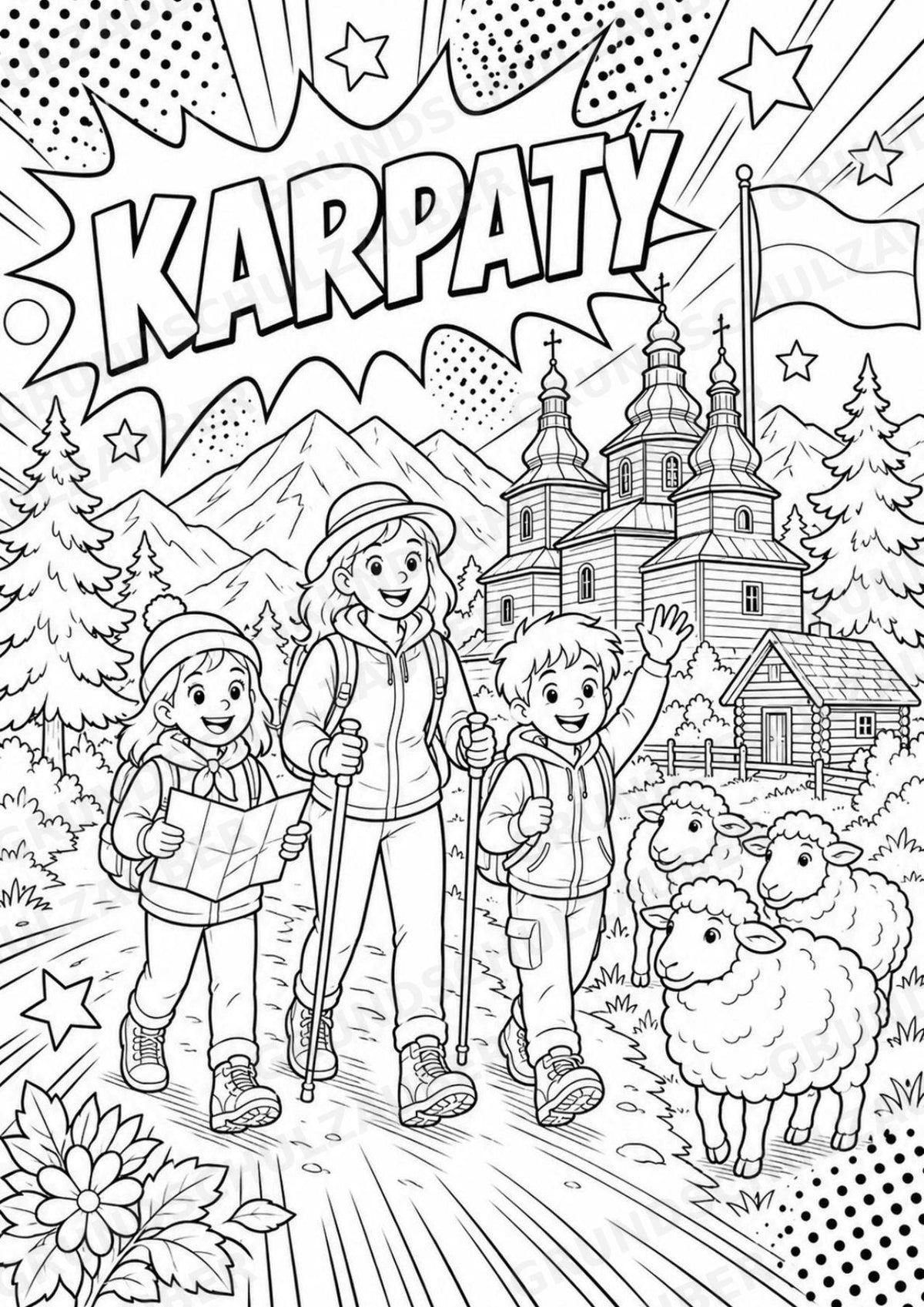 Ukraine POP Art Ausmalbilder 15 Malvorlagen – Materialseite 4