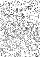 Ukraine POP Art Ausmalbilder 15 Malvorlagen – Materialseite 14