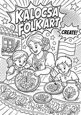 Ungarn POP Art Ausmalbilder 15 Malvorlagen – Materialseite 11