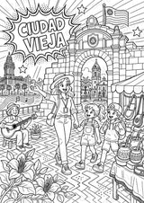 Uruguay POP Art Ausmalbilder 15 Malvorlagen – Materialseite 3