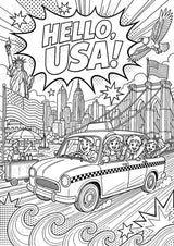 USA POP Art Ausmalbilder 15 Malvorlagen – Materialseite 2