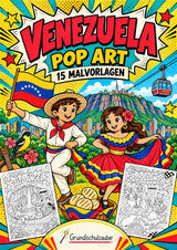 Venezuela POP Art Ausmalbilder 15 Malvorlagen – Cover