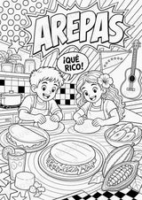 Venezuela POP Art Ausmalbilder 15 Malvorlagen – Materialseite 5