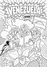Venezuela POP Art Ausmalbilder 15 Malvorlagen – Materialseite 14