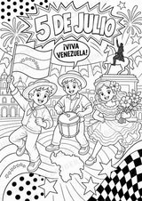 Venezuela POP Art Ausmalbilder 15 Malvorlagen – Materialseite 16