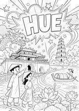 Vietnam POP Art Ausmalbilder 15 Malvorlagen – Materialseite 5