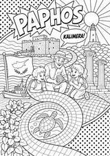 Zypern POP Art Ausmalbilder 15 Malvorlagen – Materialseite 4