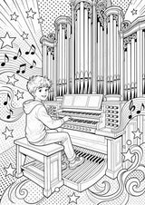 Die Orgel POP Art Ausmalbilder 15 Malvorlagen – Materialseite 2