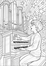 Die Orgel POP Art Ausmalbilder 15 Malvorlagen – Materialseite 6