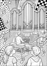 Die Orgel POP Art Ausmalbilder 15 Malvorlagen – Materialseite 7