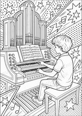 Die Orgel POP Art Ausmalbilder 15 Malvorlagen – Materialseite 9