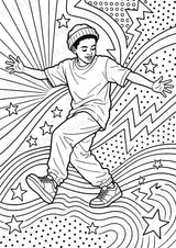 Hip Hop POP Art Ausmalbilder 15 Malvorlagen – Materialseite 5
