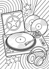 Hip Hop POP Art Ausmalbilder 15 Malvorlagen – Materialseite 11