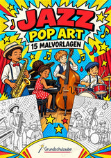 Jazz POP Art Ausmalbilder 15 Malvorlagen – Cover