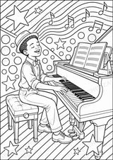 Jazz POP Art Ausmalbilder 15 Malvorlagen – Materialseite 4