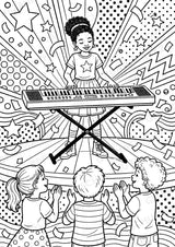 Keyboard POP Art Ausmalbilder 15 Malvorlagen – Materialseite 14
