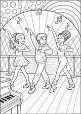 Musicals POP Art Ausmalbilder 15 Malvorlagen – Materialseite 5