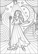 Musicals POP Art Ausmalbilder 15 Malvorlagen – Materialseite 8