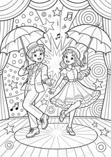 Musicals POP Art Ausmalbilder 15 Malvorlagen – Materialseite 10