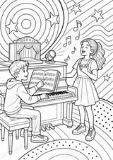 Musicals POP Art Ausmalbilder 15 Malvorlagen – Materialseite 16