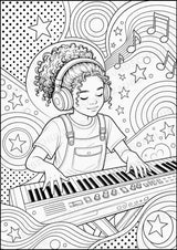 Popstile POP Art Ausmalbilder 15 Malvorlagen – Materialseite 5