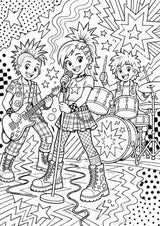 Punk POP Art Ausmalbilder 15 Malvorlagen – Materialseite 2