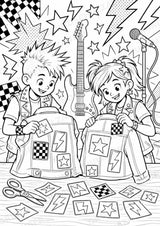 Punk POP Art Ausmalbilder 15 Malvorlagen – Materialseite 12