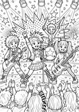 Punk POP Art Ausmalbilder 15 Malvorlagen – Materialseite 13