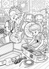 Punk POP Art Ausmalbilder 15 Malvorlagen – Materialseite 15