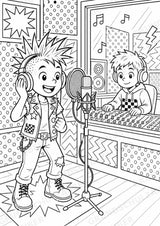 Punk POP Art Ausmalbilder 15 Malvorlagen – Materialseite 16