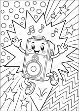 Reggae POP Art Ausmalbilder 15 Malvorlagen – Materialseite 16
