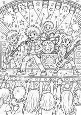Rockstile POP Art Ausmalbilder 15 Malvorlagen – Materialseite 13
