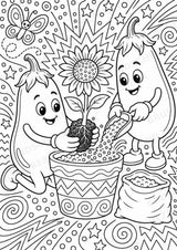 Aubergine POP Art Ausmalbilder 15 Malvorlagen – Materialseite 4