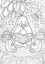 Avocado POP Art Ausmalbilder 15 Malvorlagen – Materialseite 8