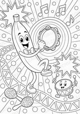 Banane POP Art Ausmalbilder 15 Malvorlagen – Materialseite 13