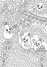 Birne POP Art Ausmalbilder 15 Malvorlagen – Materialseite 16