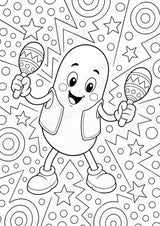 Bohnen POP Art Ausmalbilder 15 Malvorlagen – Materialseite 14