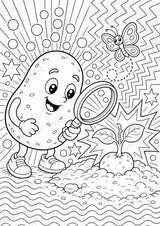 Kartoffel POP Art Ausmalbilder 15 Malvorlagen – Materialseite 5