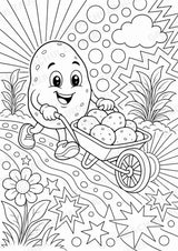Kartoffel POP Art Ausmalbilder 15 Malvorlagen – Materialseite 7