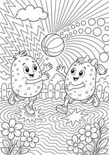 Kartoffel POP Art Ausmalbilder 15 Malvorlagen – Materialseite 9