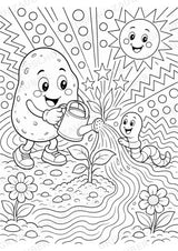 Kartoffel POP Art Ausmalbilder 15 Malvorlagen – Materialseite 11
