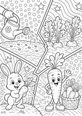 Karotte POP Art Ausmalbilder 15 Malvorlagen – Materialseite 16