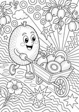 Kiwi POP Art Ausmalbilder 15 Malvorlagen – Materialseite 7
