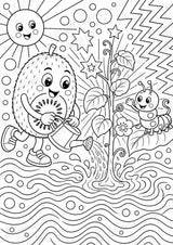 Kiwi POP Art Ausmalbilder 15 Malvorlagen – Materialseite 11