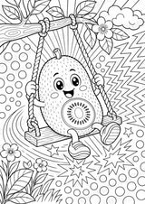 Kiwi POP Art Ausmalbilder 15 Malvorlagen – Materialseite 12