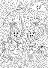 Mais POP Art Ausmalbilder 15 Malvorlagen – Materialseite 14