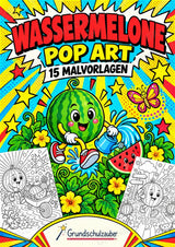 Wassermelone POP Art Ausmalbilder 15 Malvorlagen – Cover