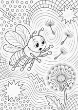 Biene POP Art Ausmalbilder 15 Malvorlagen – Materialseite 11