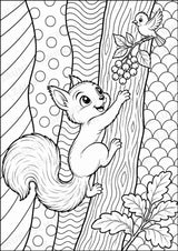 Eichhörnchen POP Art Ausmalbilder 15 Malvorlagen – Materialseite 6